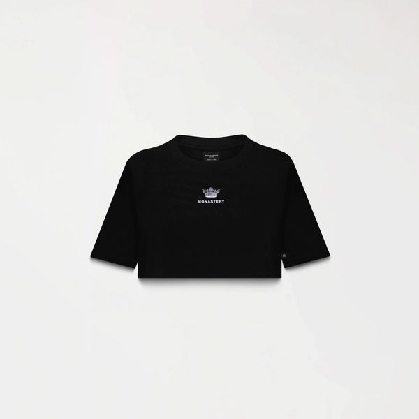 APHRA CROP TOP WOMEN BLACK METEORITE L/G