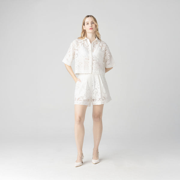 GRECK SHIRT WOMEN WHITE · otra vista