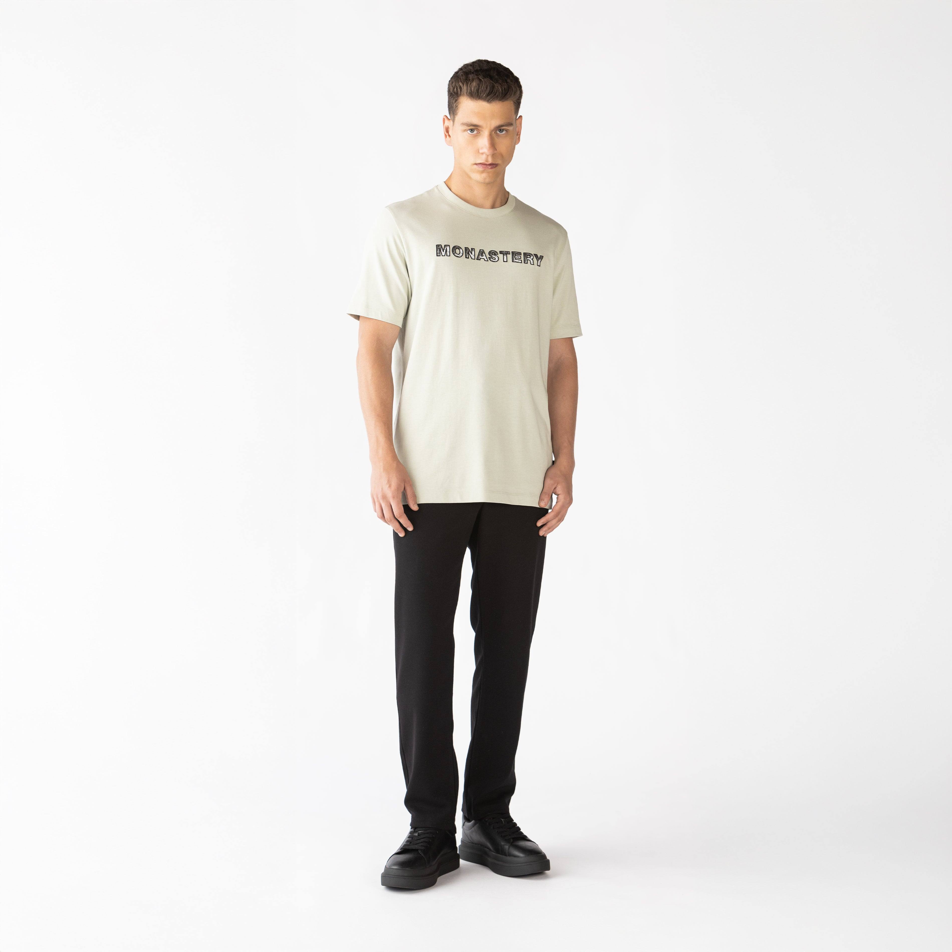 MARBRER T-SHIRT MEN MINERAL GRAY - Monastery