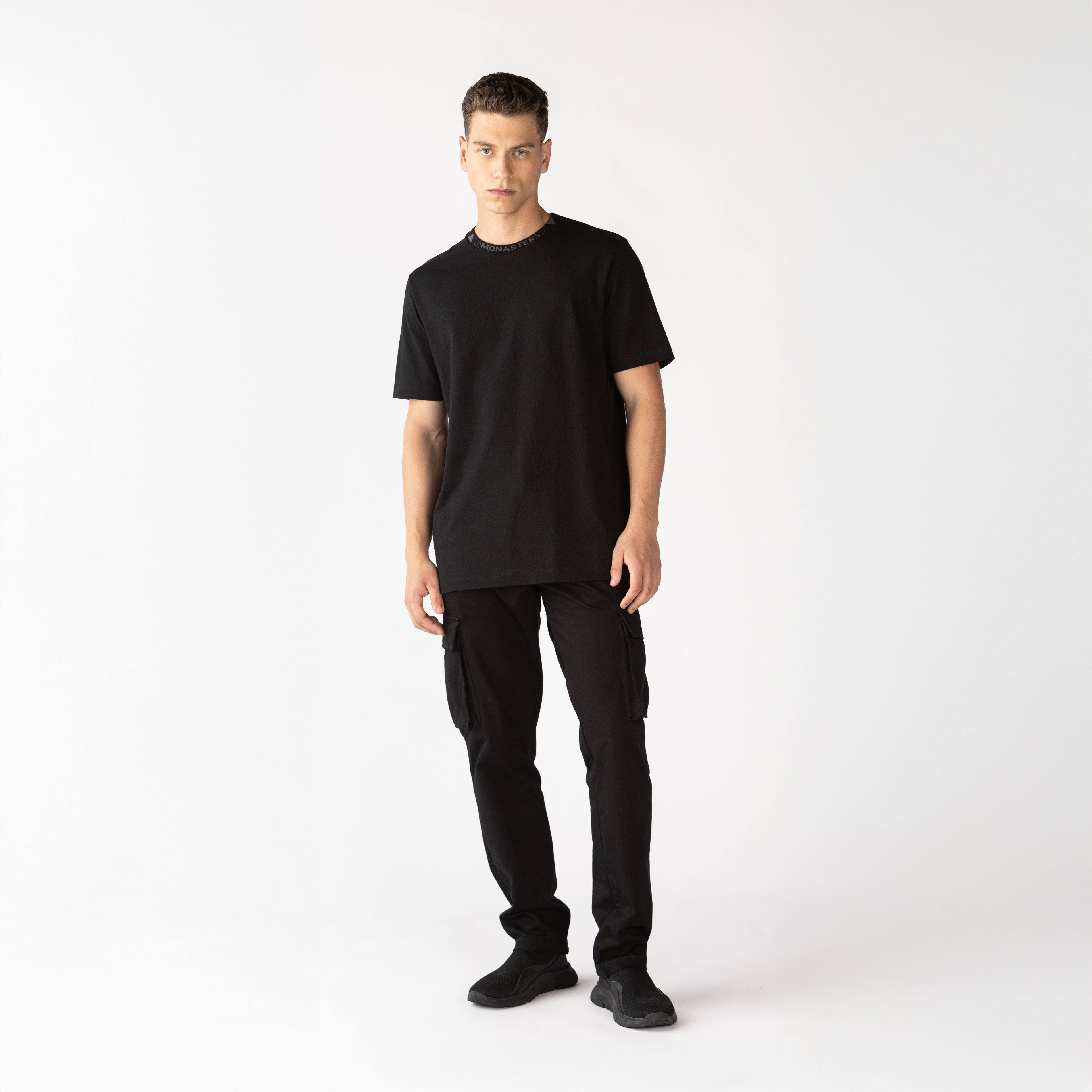 SAINTCLARE T-SHIRT MEN BLACK