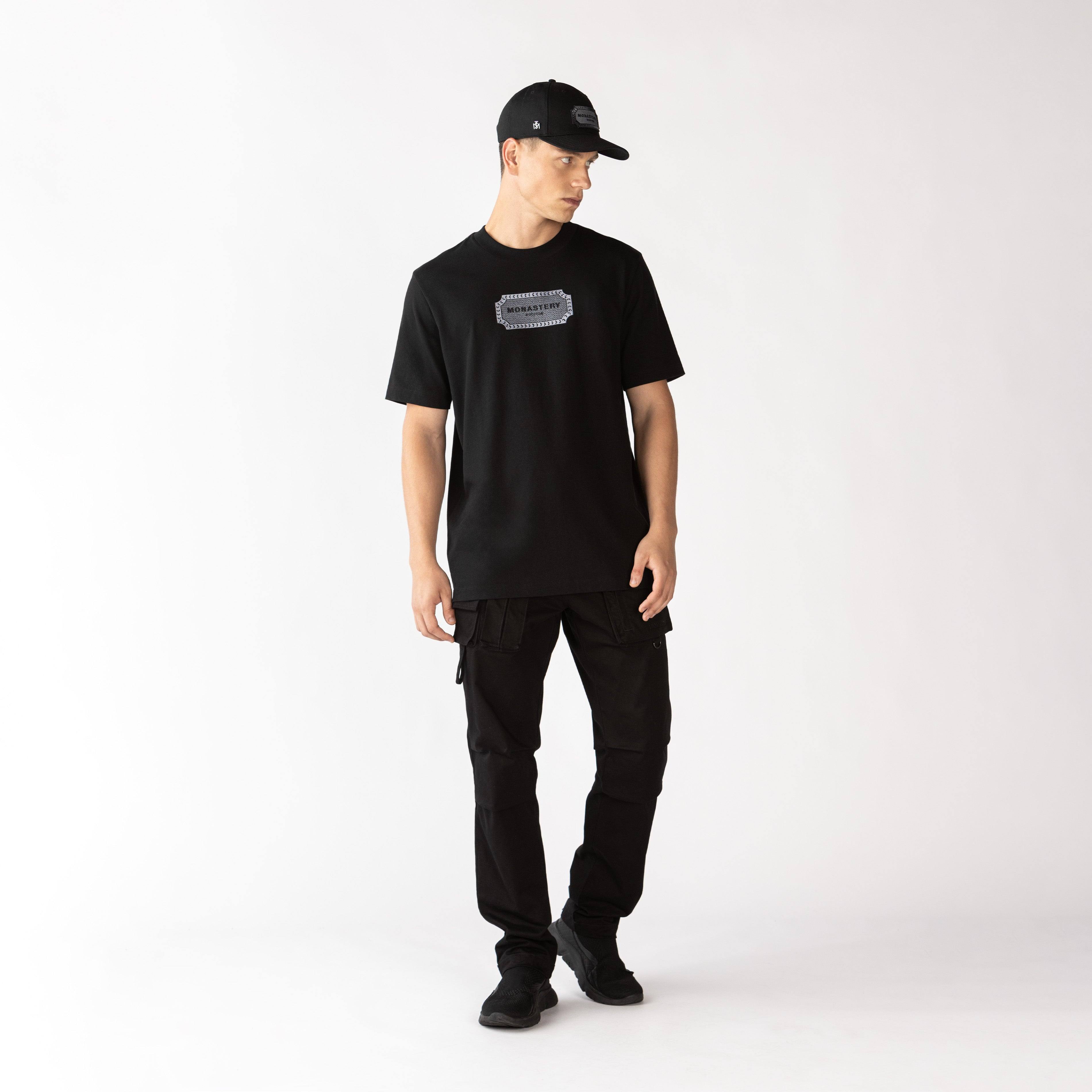 WALLER T-SHIRT MEN BLACK - Monastery