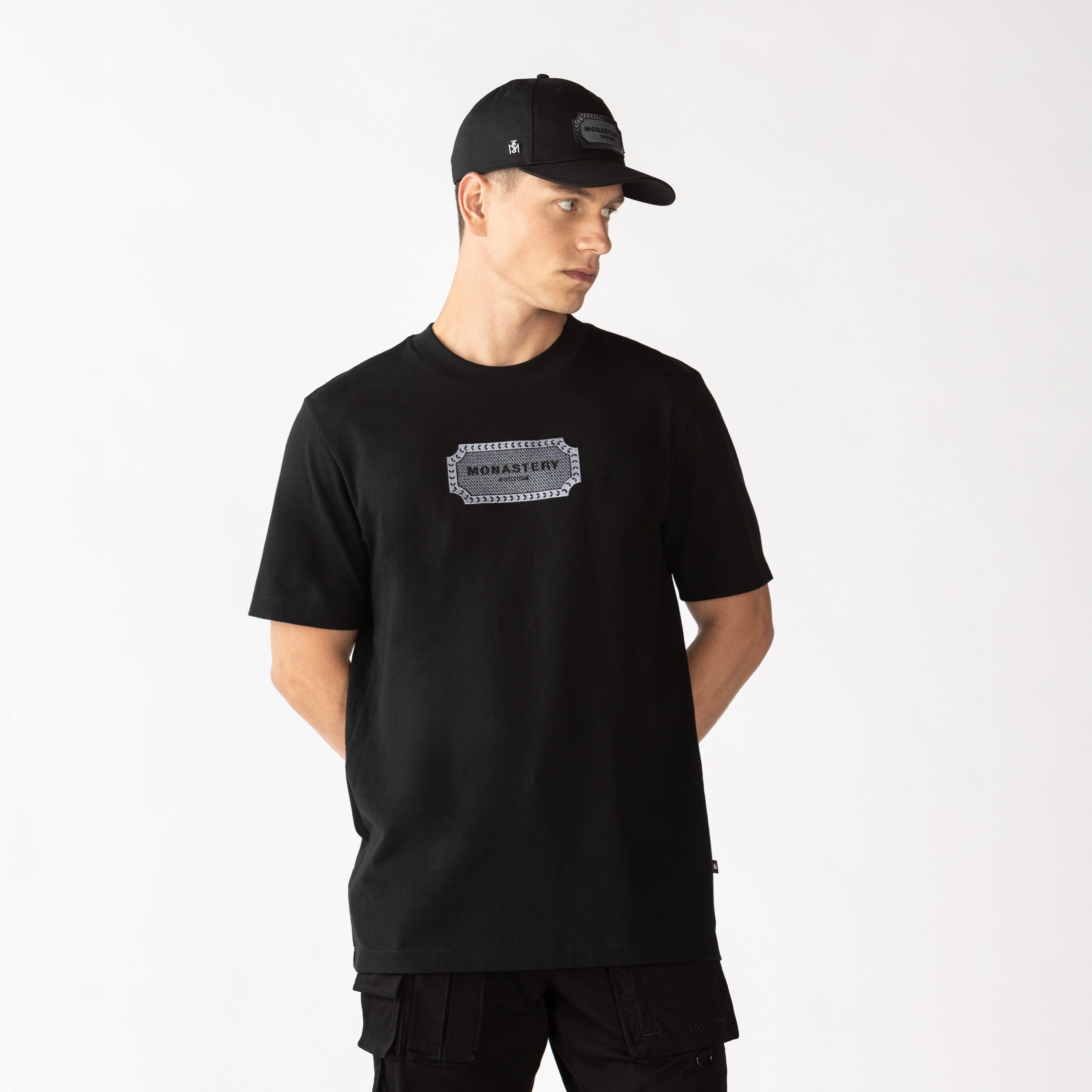WALLER T-SHIRT MEN BLACK - Monastery