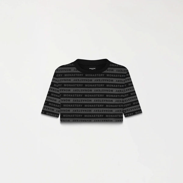 ASH CROP TOP WOMEN BLACK