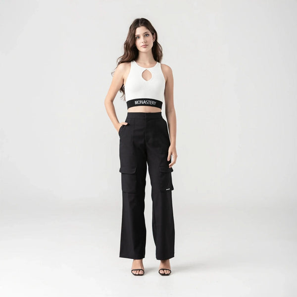 CLAIRE KNITTED TOP WOMEN WHITE · otra vista