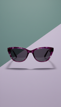Gafas cat-eye acetato amatista