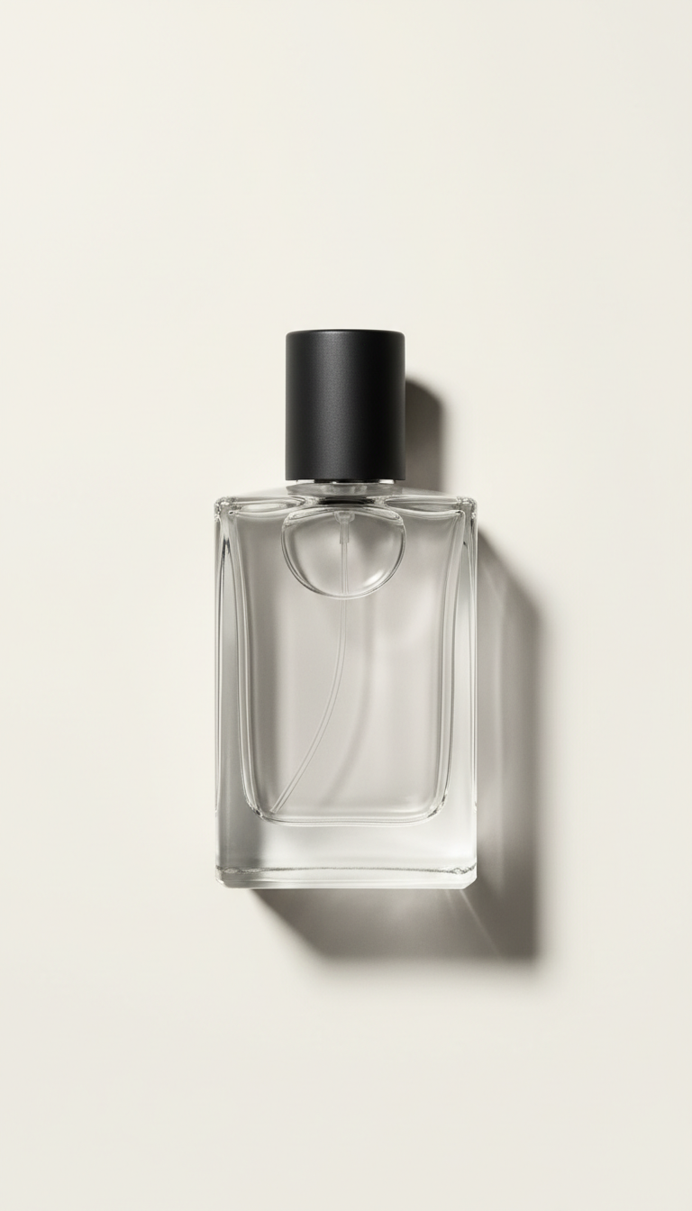 Fragancia unisex botella minimalista