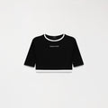 AITANA CROP TOP WOMEN BLACK