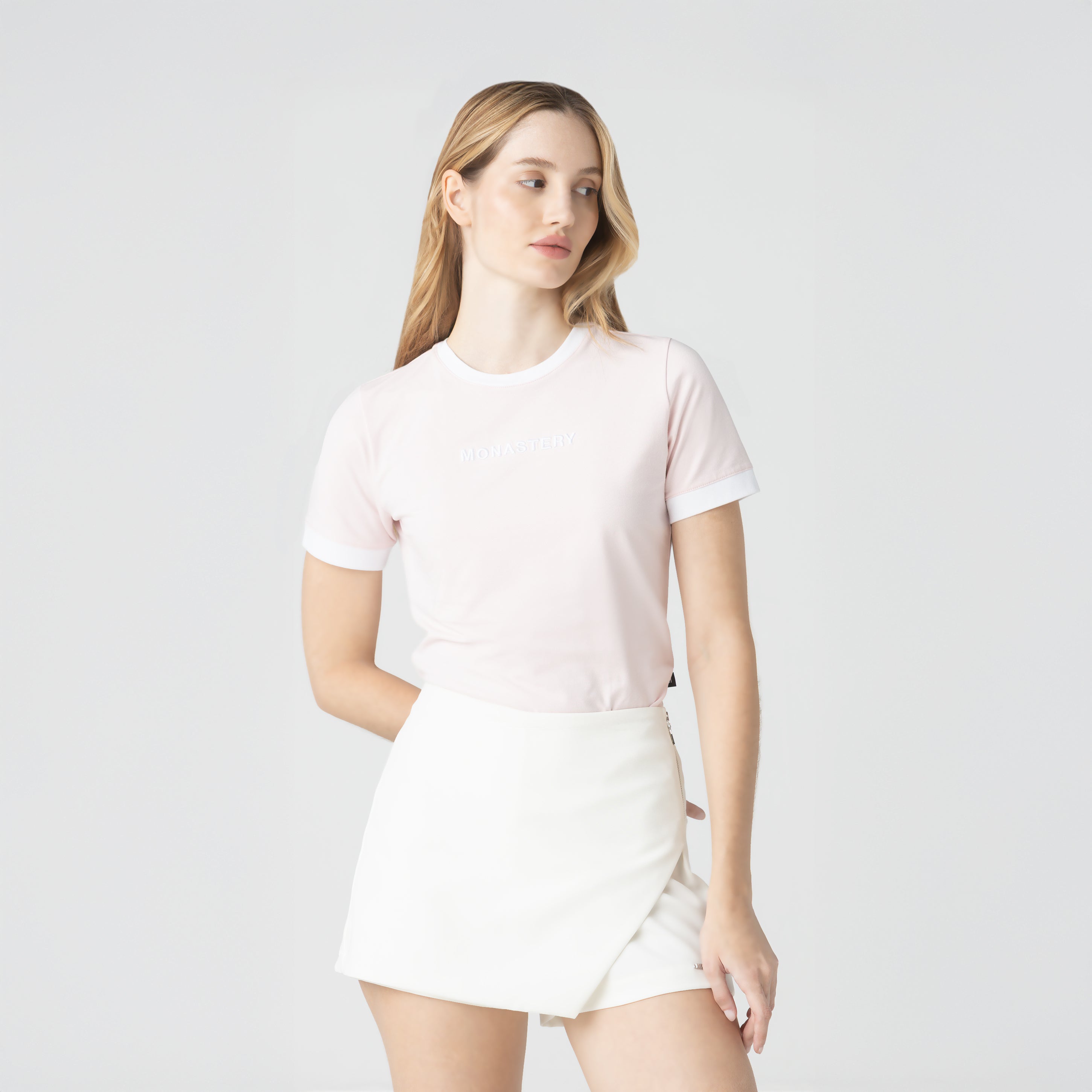 AKSUM T-SHIRT WOMEN PALE LILAC