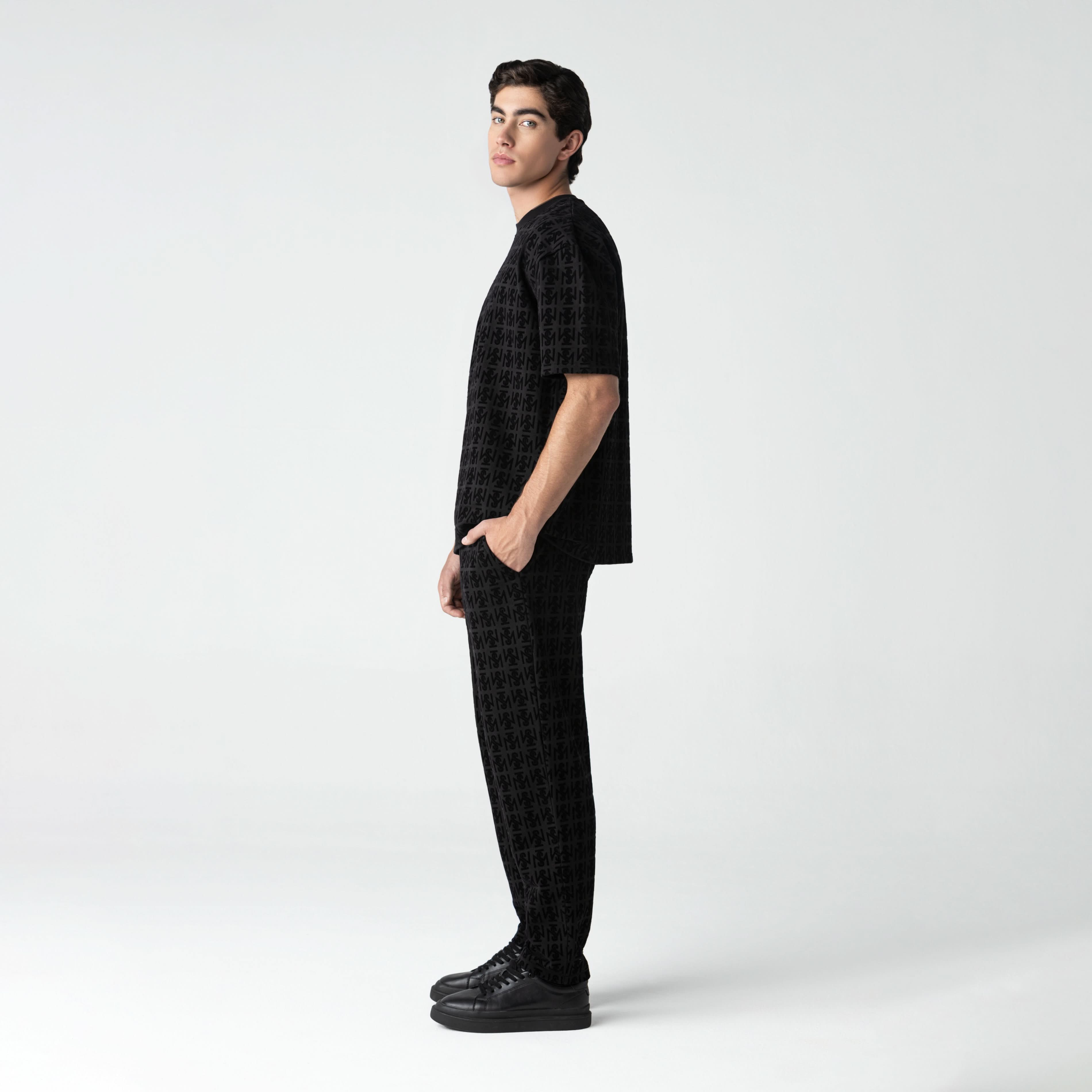 ALTAN T-SHIRT OVERSIZED MEN BLACK