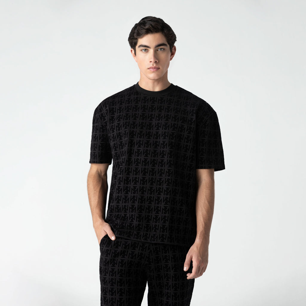 ALTAN T-SHIRT OVERSIZED MEN BLACK
