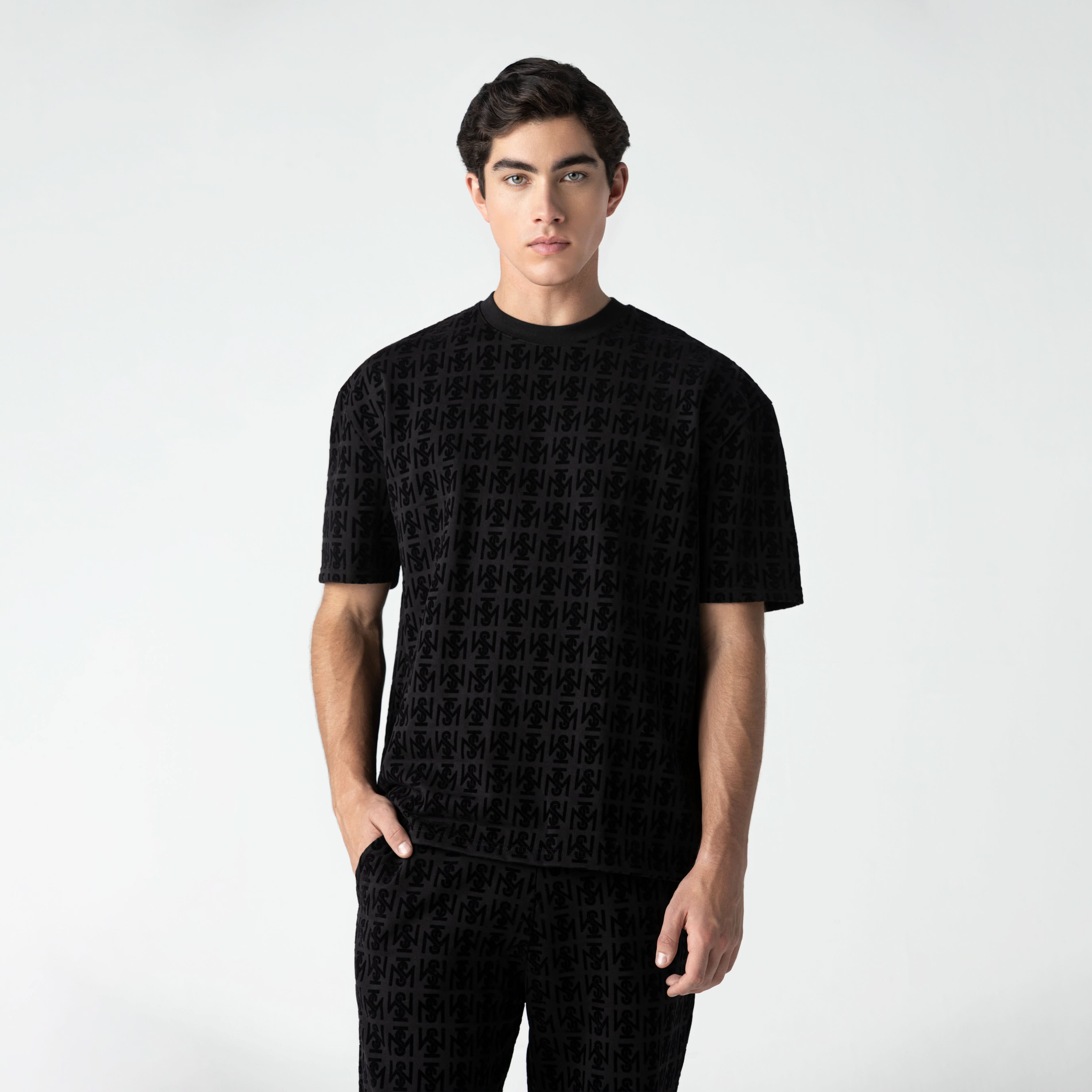 ALTAN T-SHIRT OVERSIZED MEN BLACK