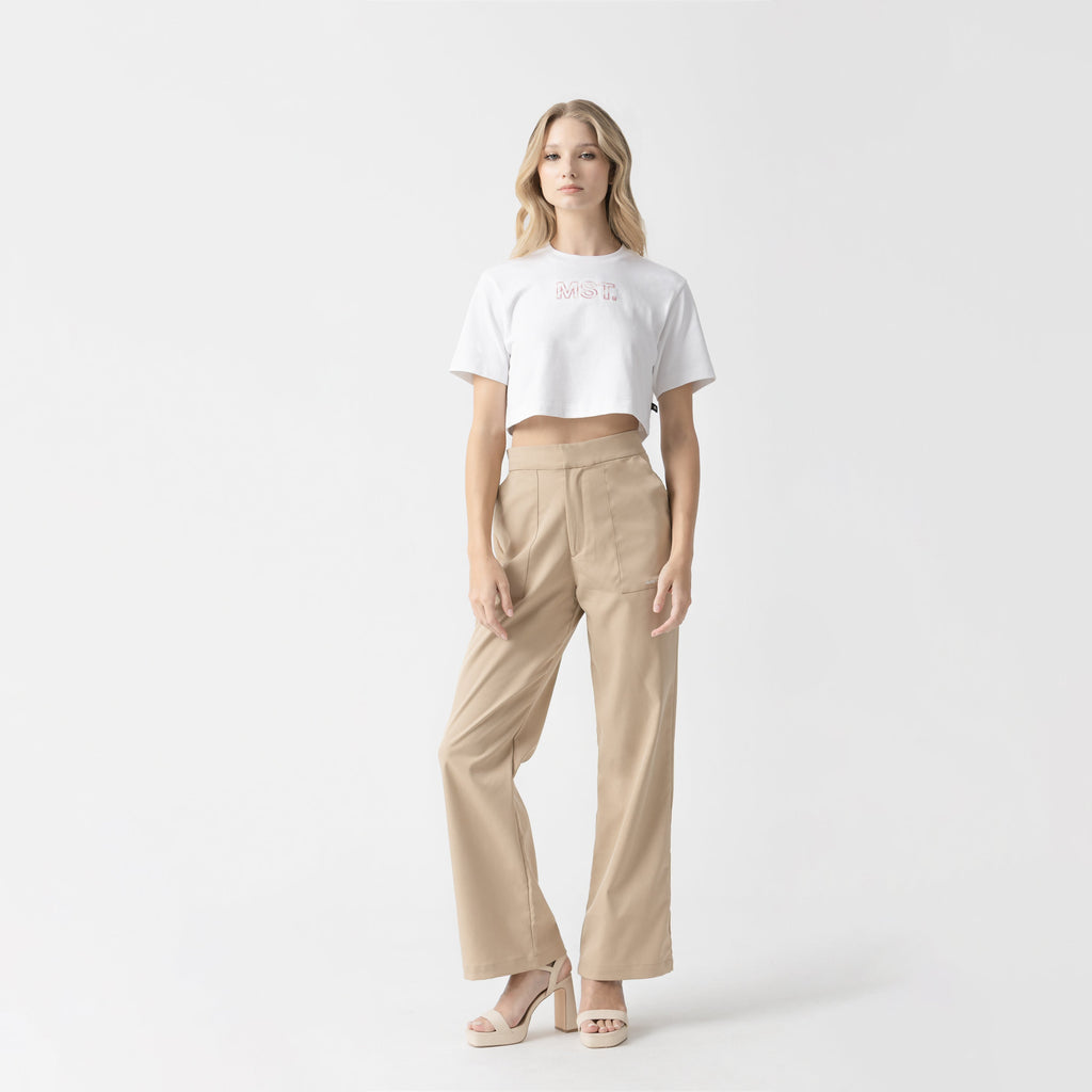 AMAL CROP TOP WOMEN WHITE