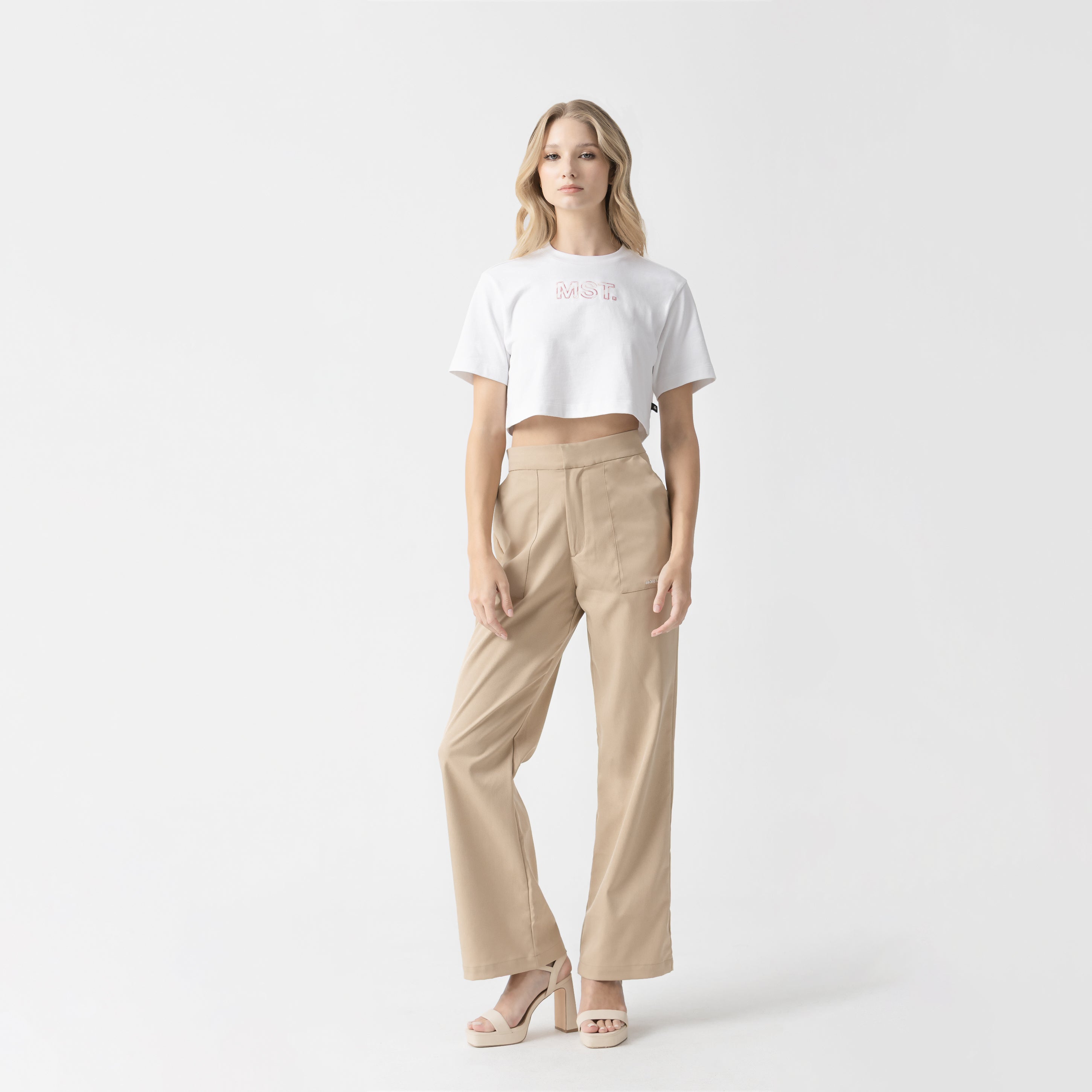 AMAL CROP TOP WOMEN WHITE