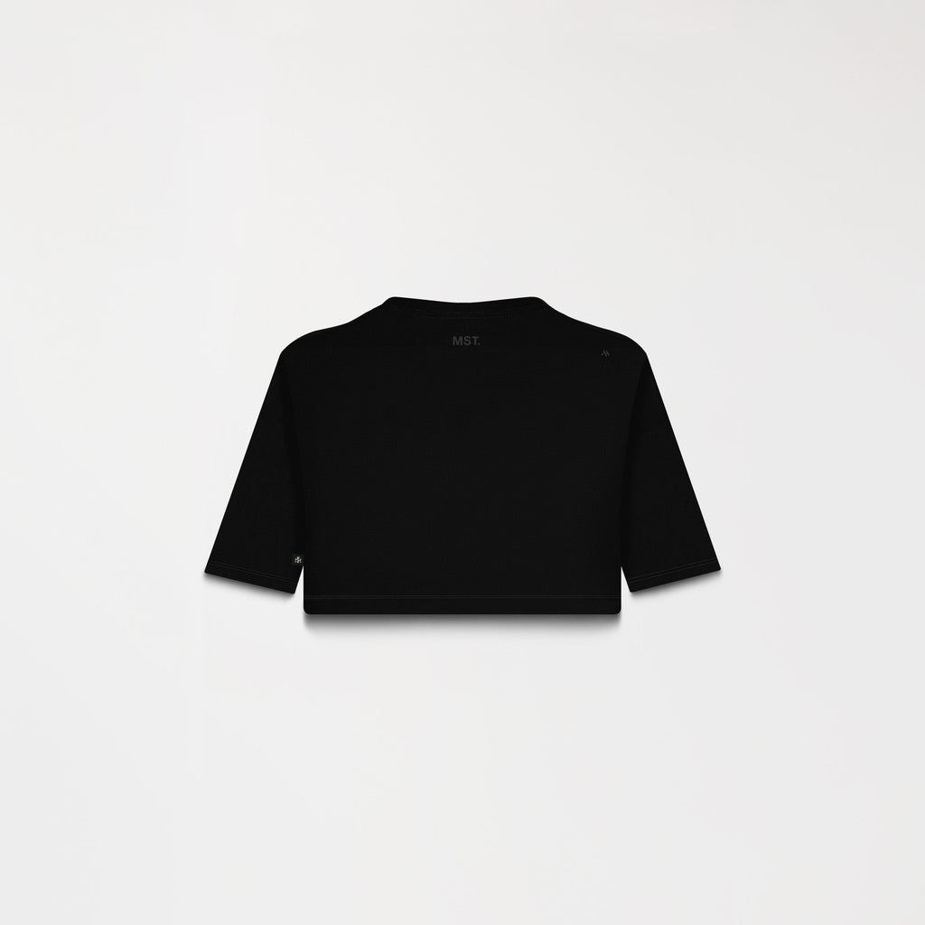 AMAL CROP TOP WOMEN BLACK