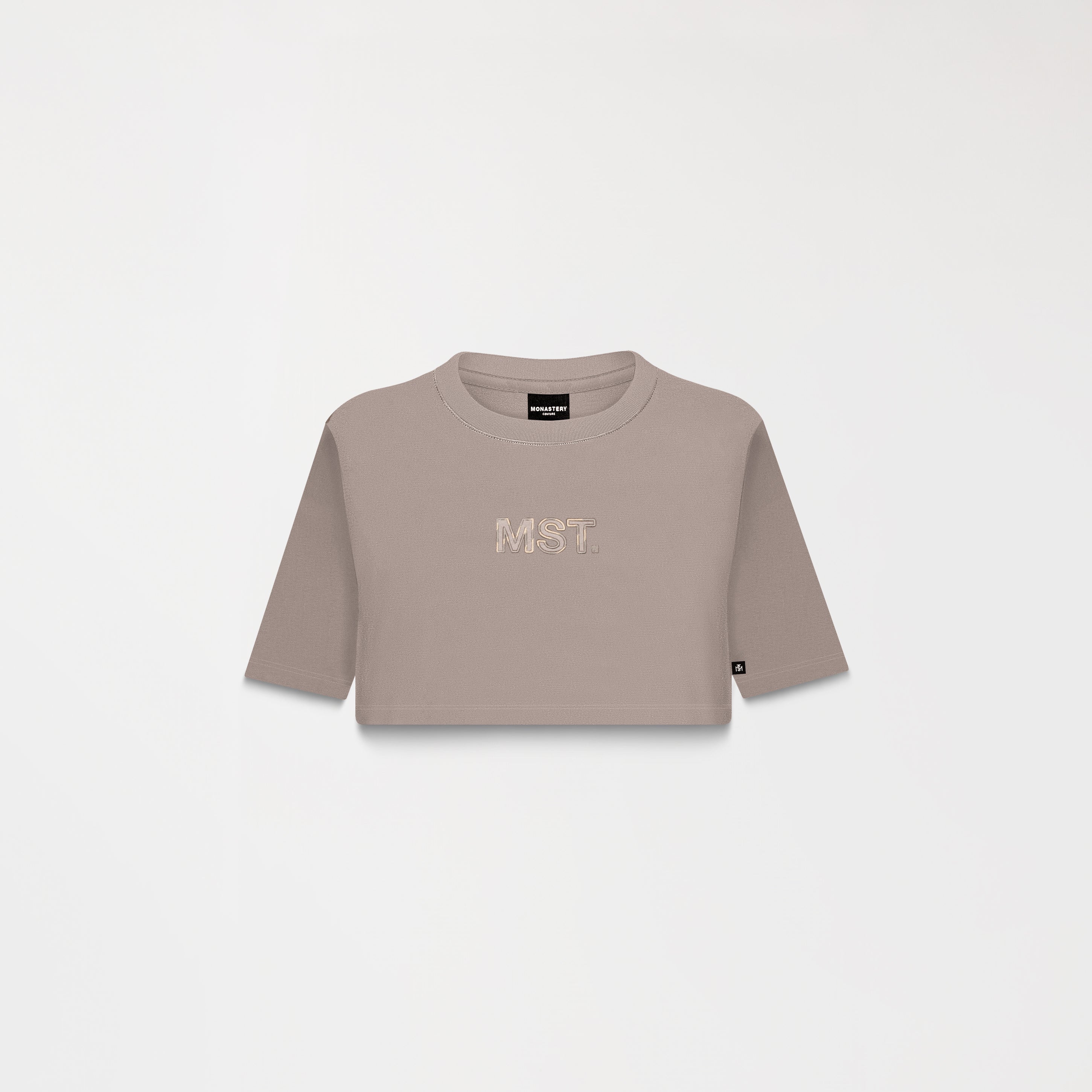 AMAL CROP TOP WOMEN TAUPE GRAY
