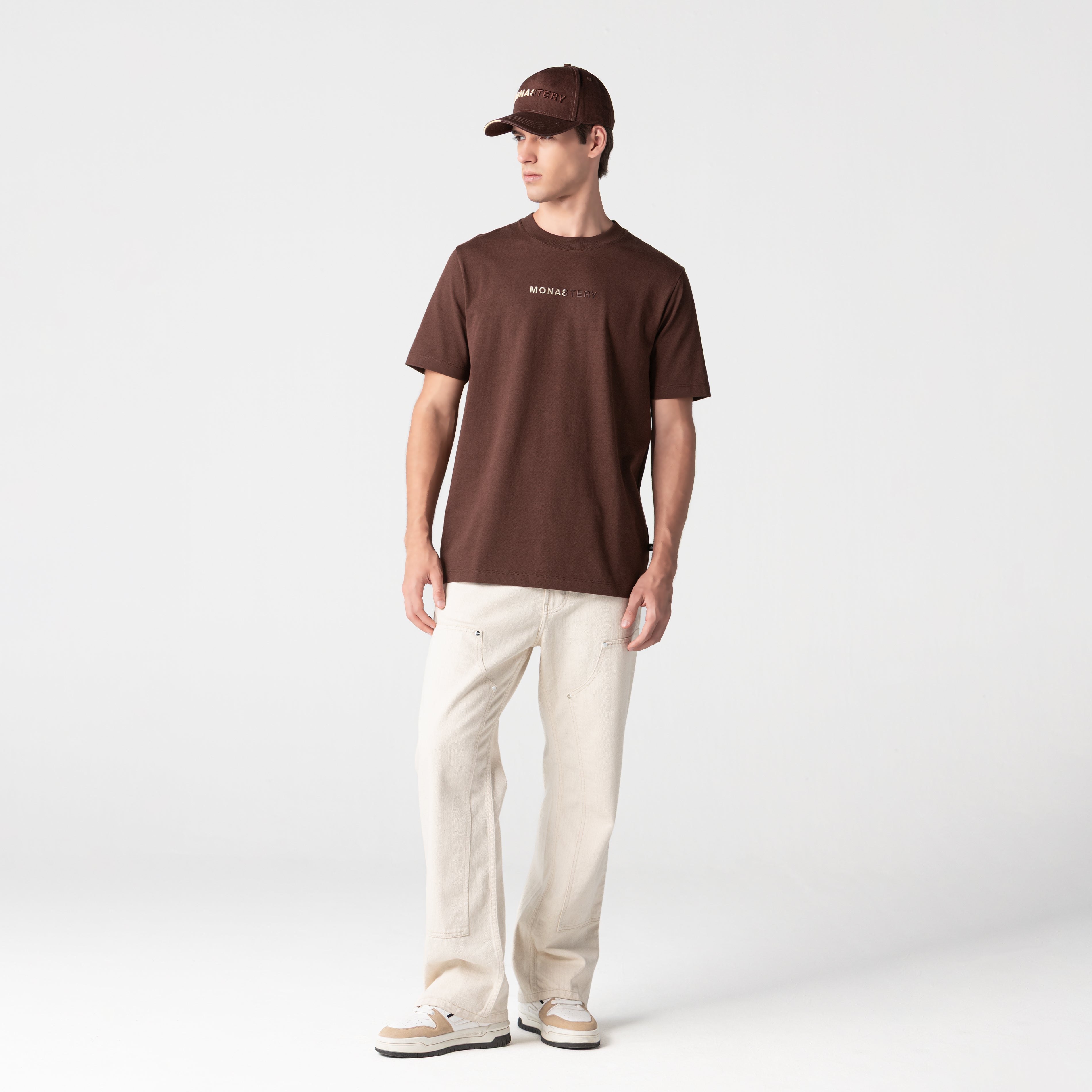 ANKKER T-SHIRT MEN BROWN