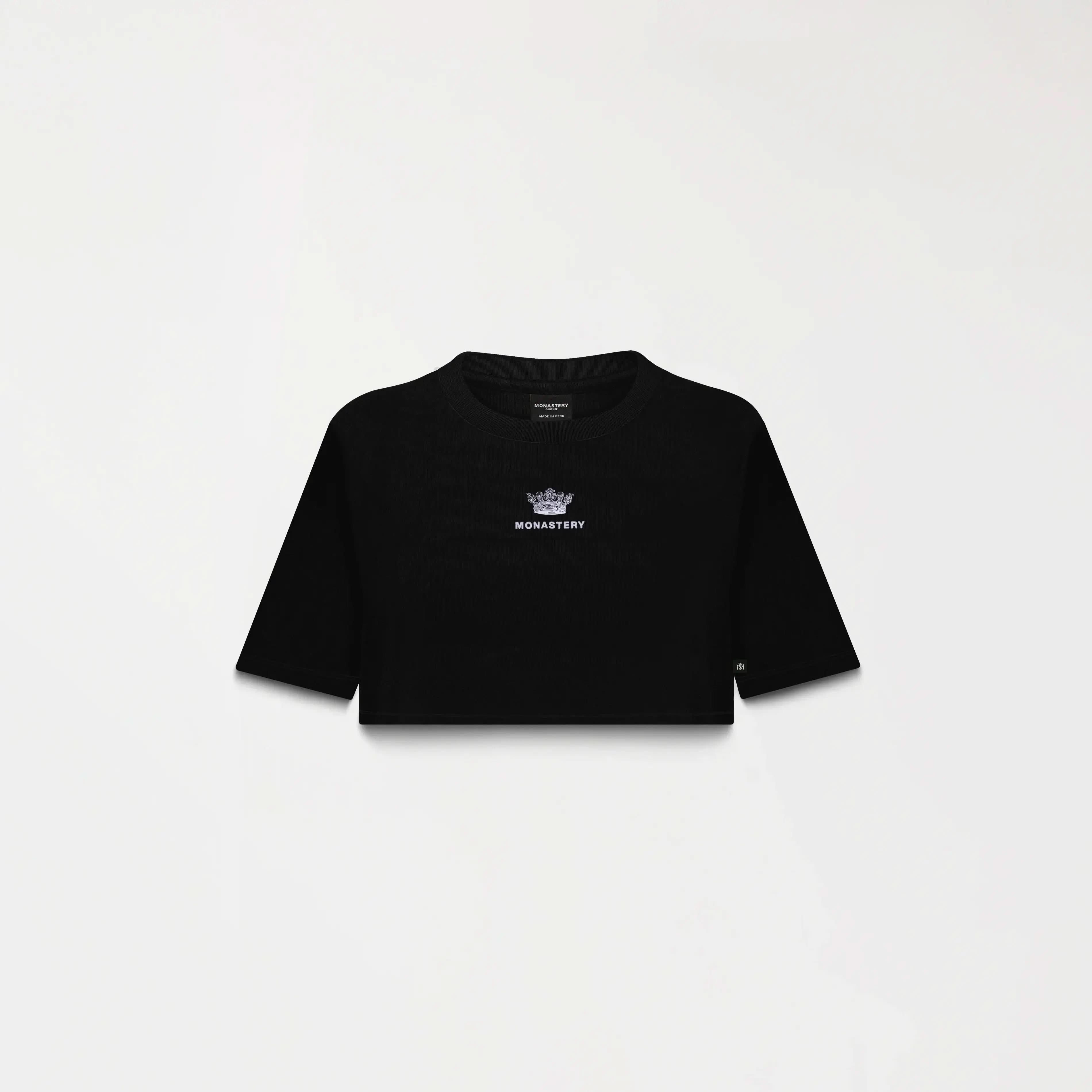 APHRA CROP TOP WOMEN BLACK METEORITE L/G