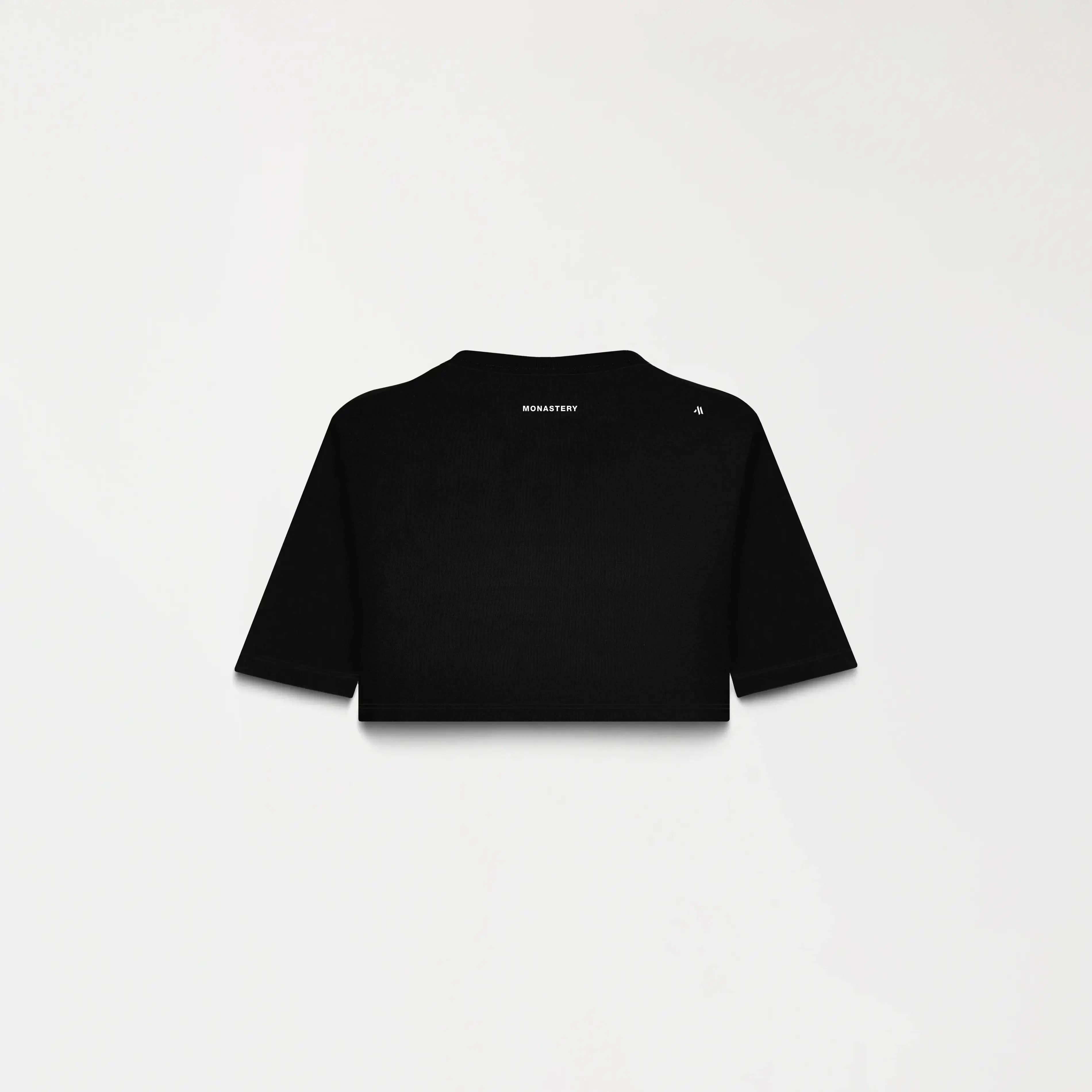 APHRA CROP TOP WOMEN BLACK METEORITE L/G