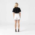 APHRA CROP TOP WOMEN BLACK METEORITE L/G