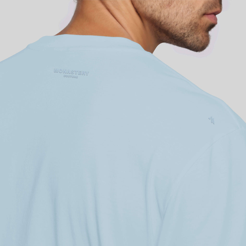 AQUILES BABY BLUE T-SHIRT OVERSIZE - Monastery