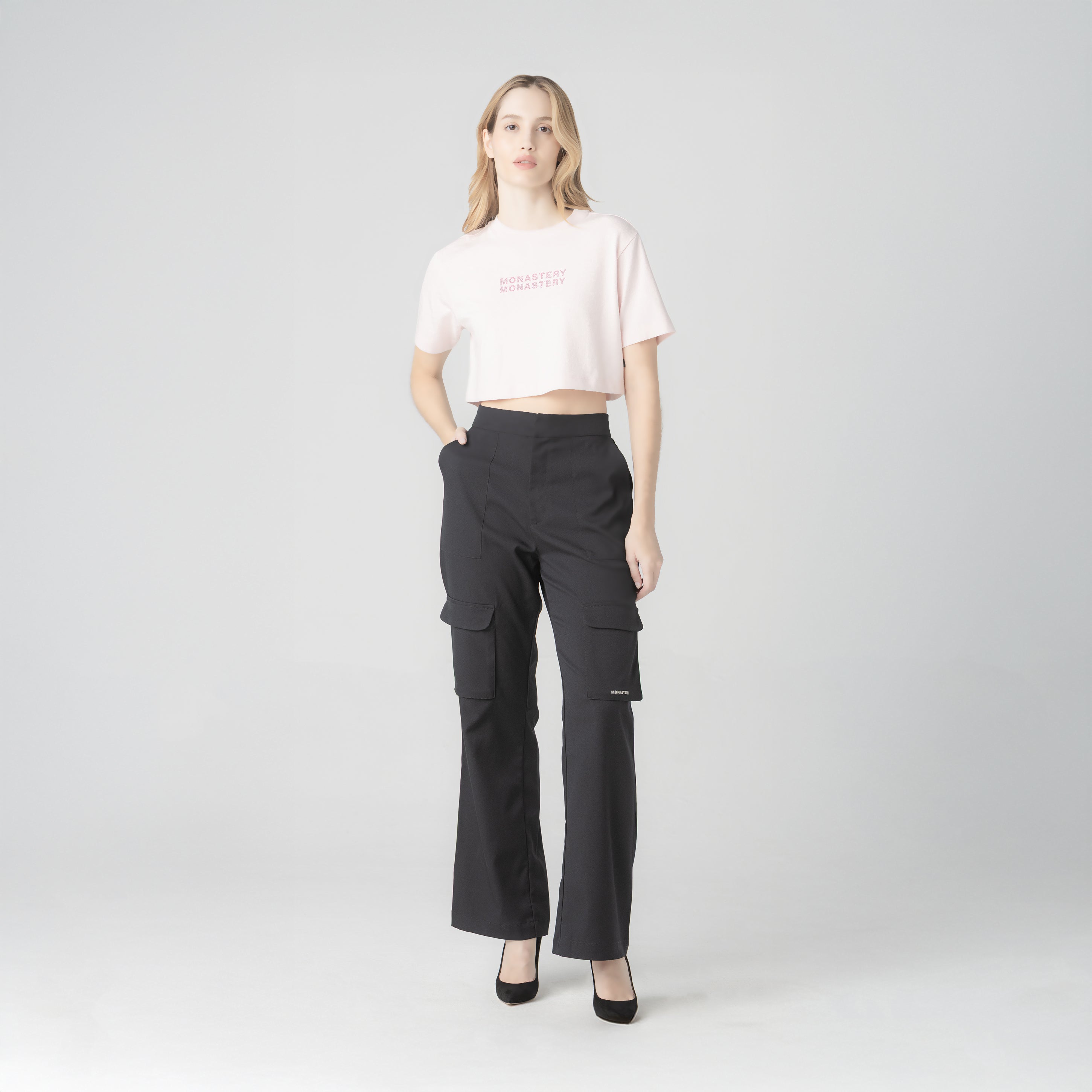 BAOSHE CROP TOP WOMEN PALE LILAC