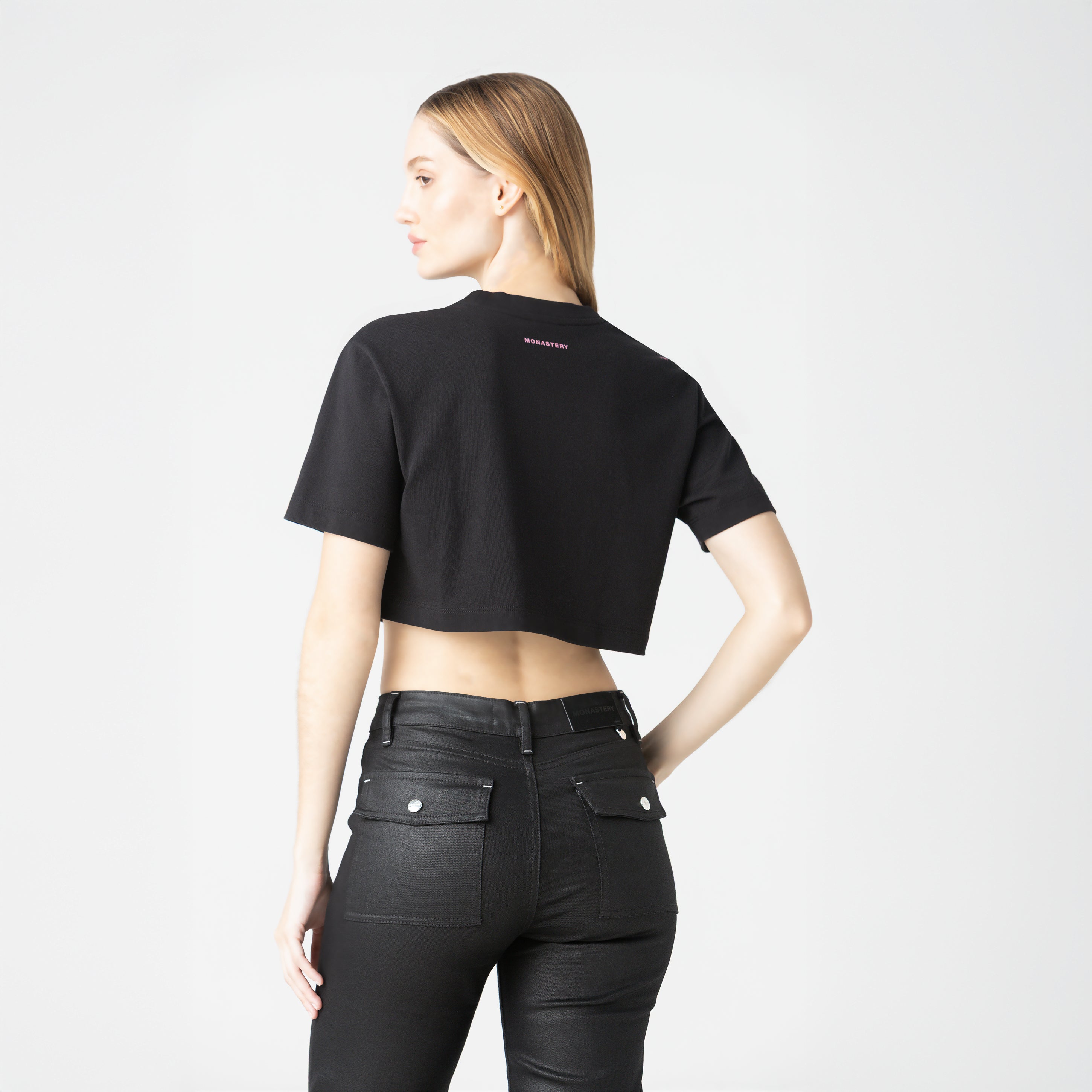 BAOSHE CROP TOP WOMEN BLACK