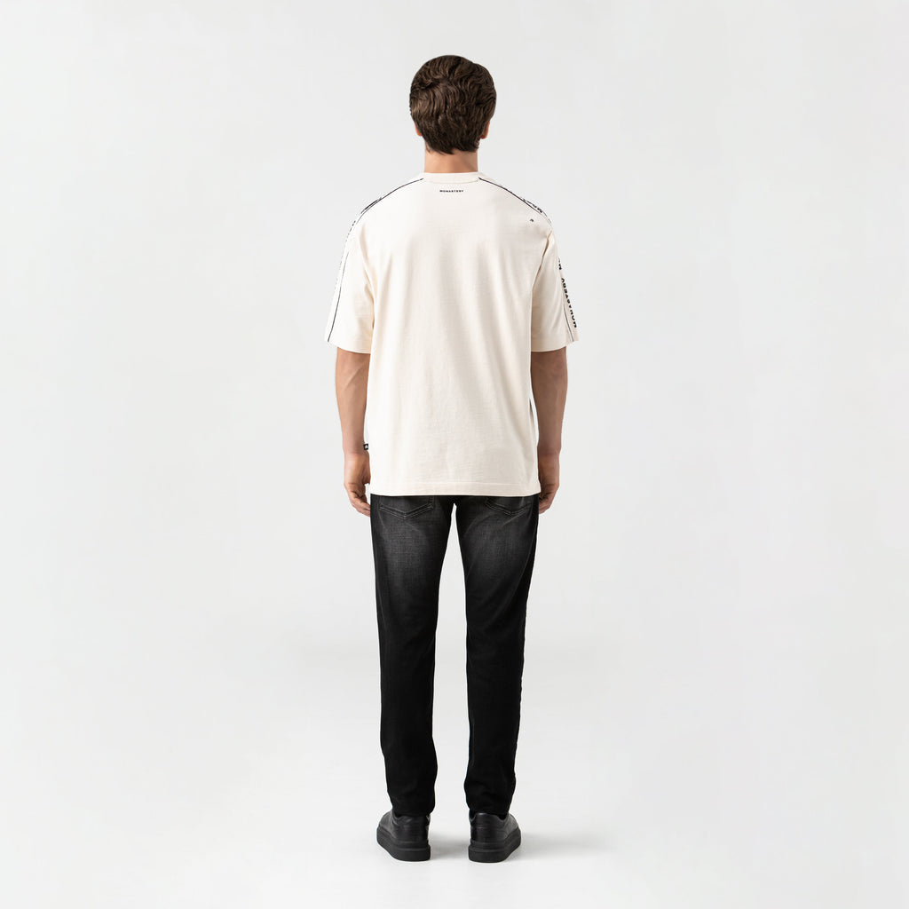 BLACKFORD T-SHIRT OVERSIZED MEN SAND DOLLAR