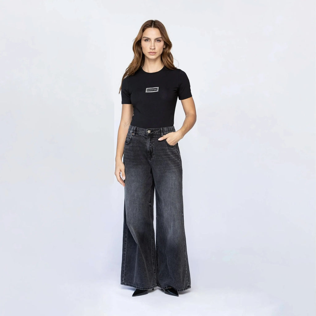 BLACKSTERY T-SHIRT WOMEN BLACK - Monastery