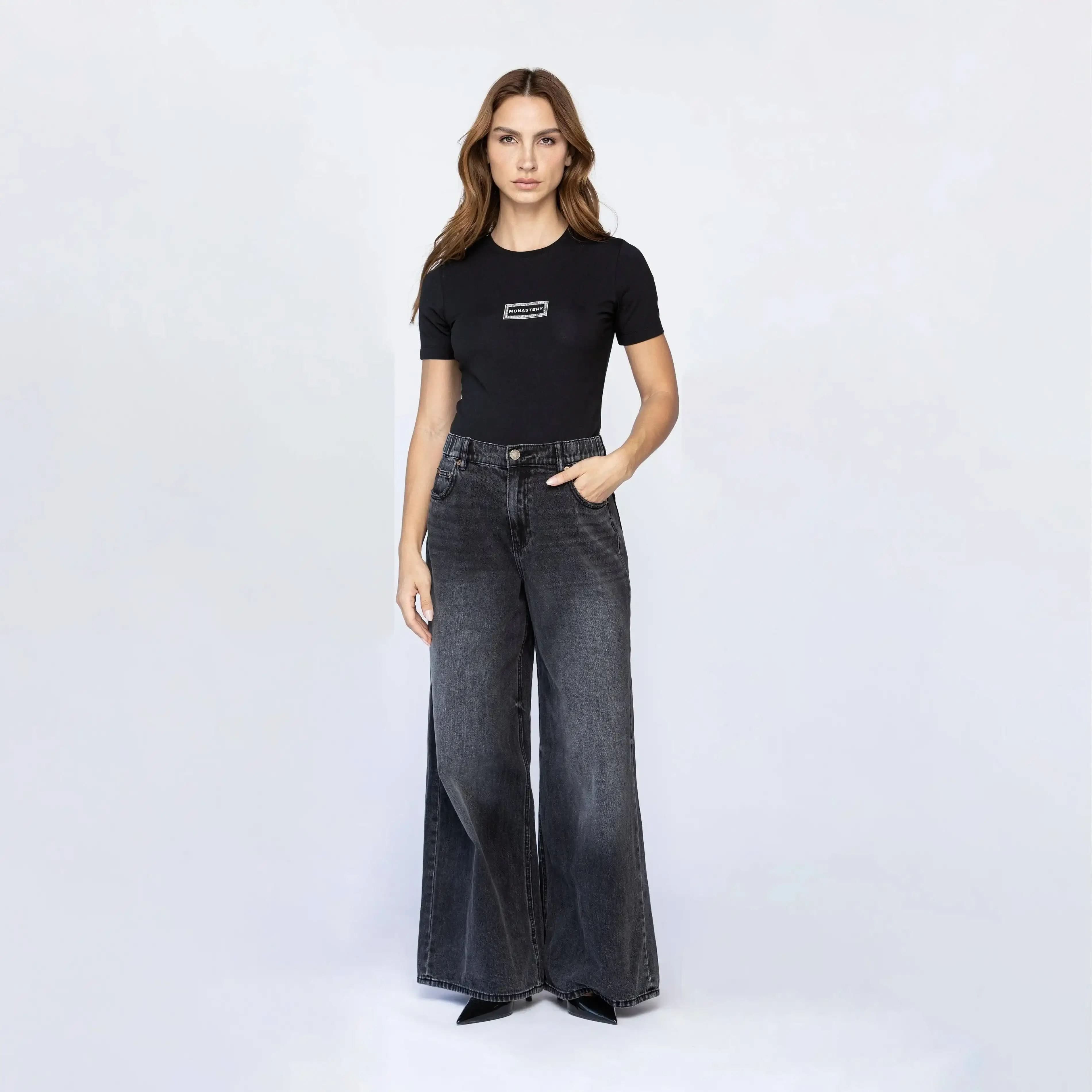BLACKSTERY T-SHIRT WOMEN BLACK - Monastery