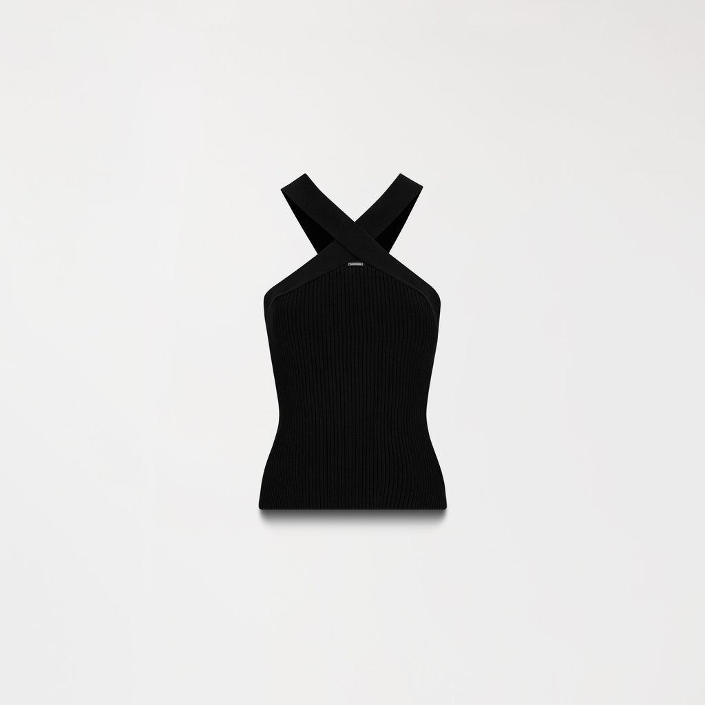 BLAIR KNITTED TOP WOMEN BLACK