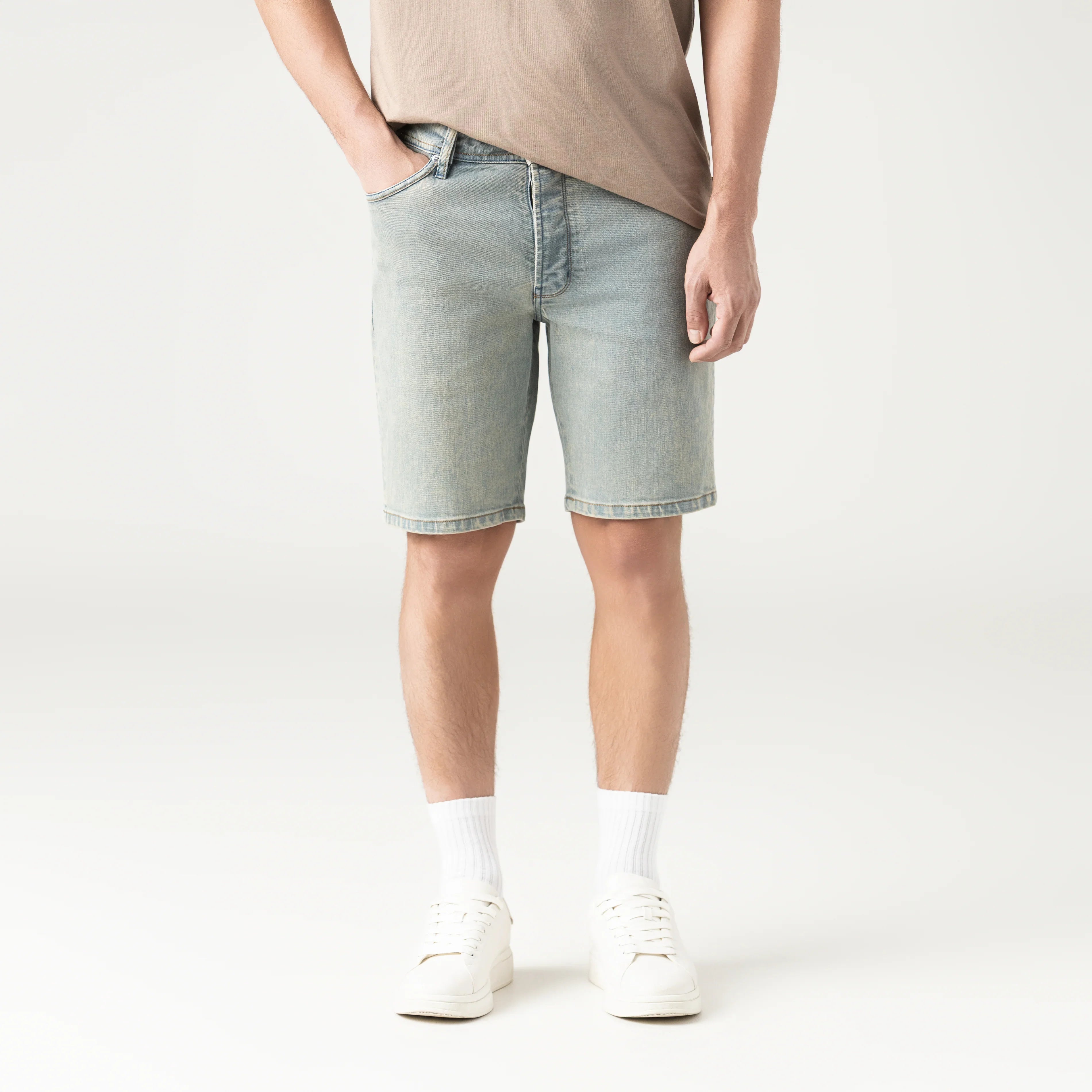 BOOMER DENIM SHORT MEN BLUE DENIM