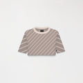 BRITANIA CROP TOP WOMEN TAUPE GRAY