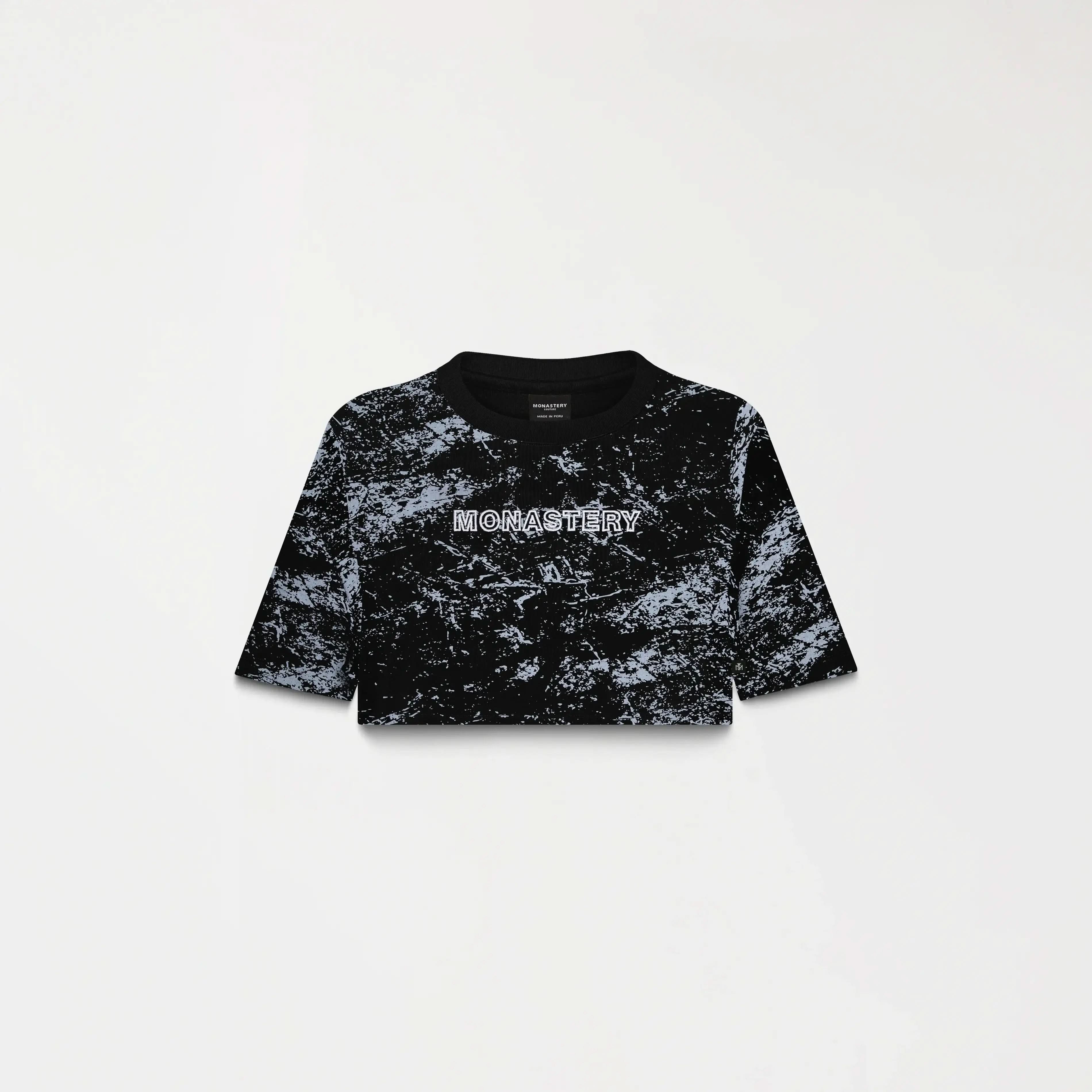 BRYNN CROP TOP WOMEN BLACK METEORITE L/G