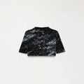 BRYNN CROP TOP WOMEN BLACK METEORITE L/G