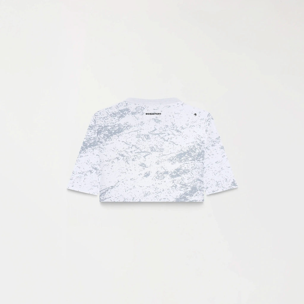 BRYNN CROP TOP WOMEN LUCENT WHITE L/G