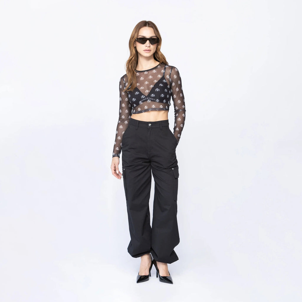 CHAVAN TOP WOMEN BLACK