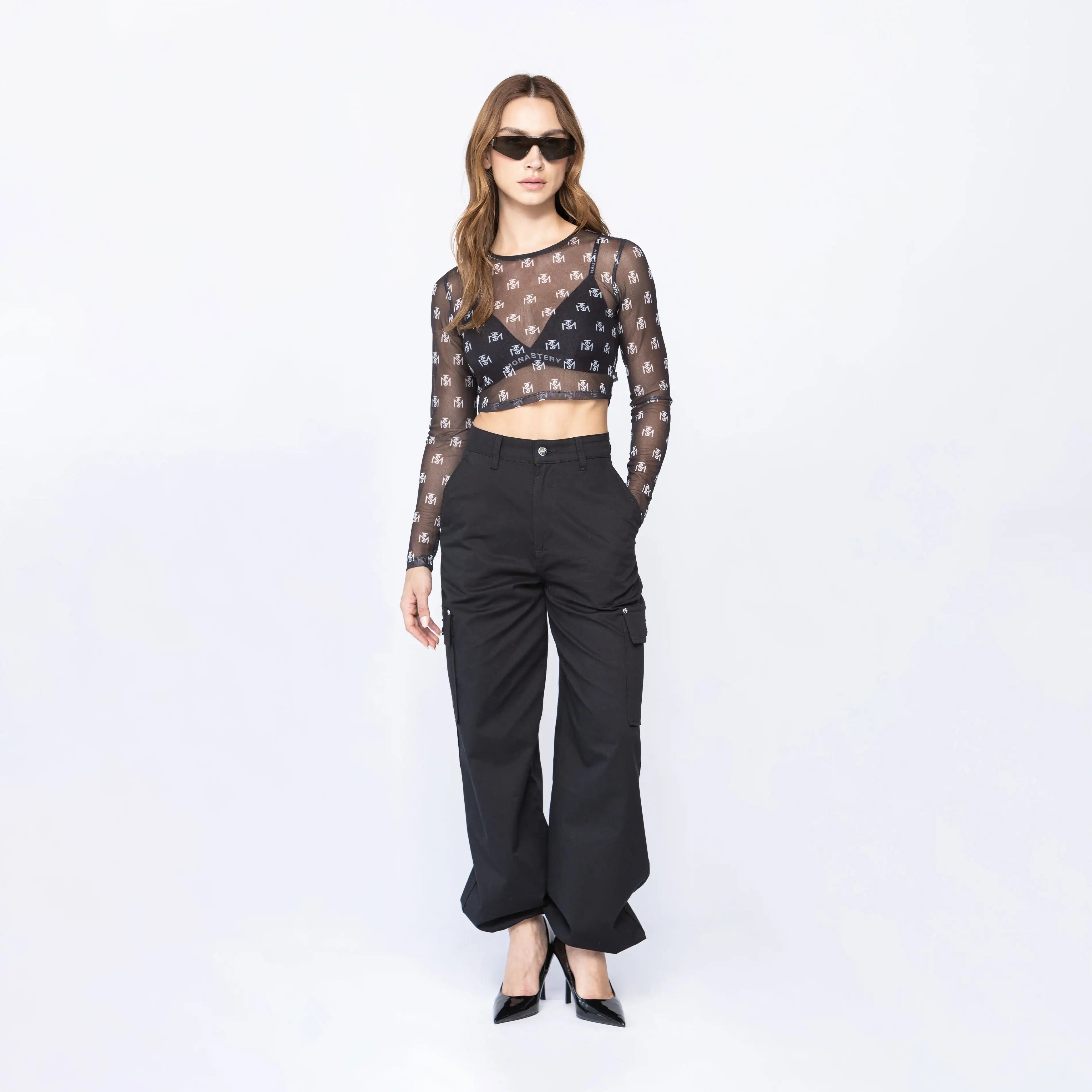 CHAVAN TOP WOMEN BLACK