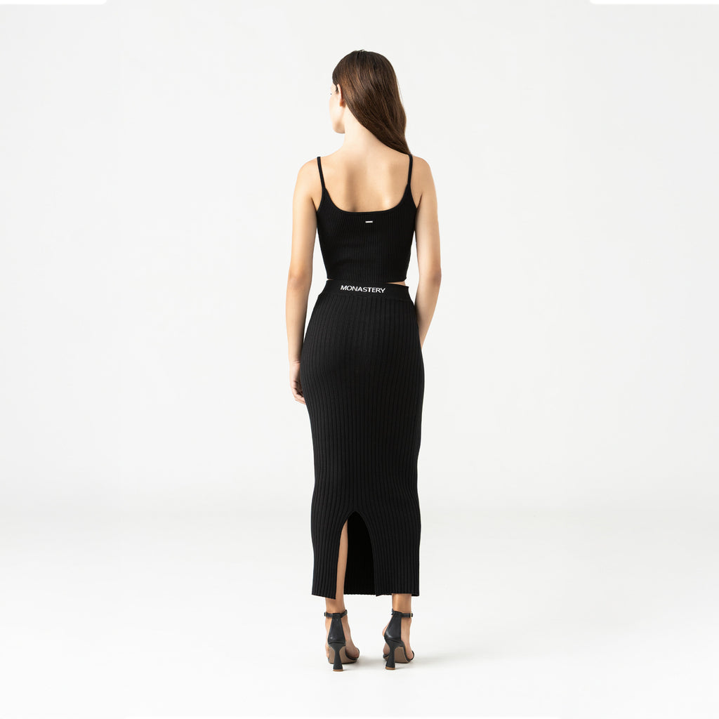 CIARA KNITTED TOP WOMEN BLACK