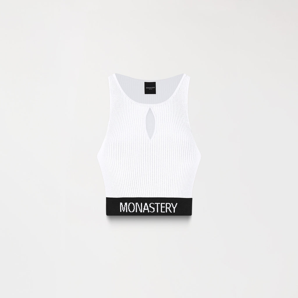 CLAIRE KNITTED TOP WOMEN WHITE