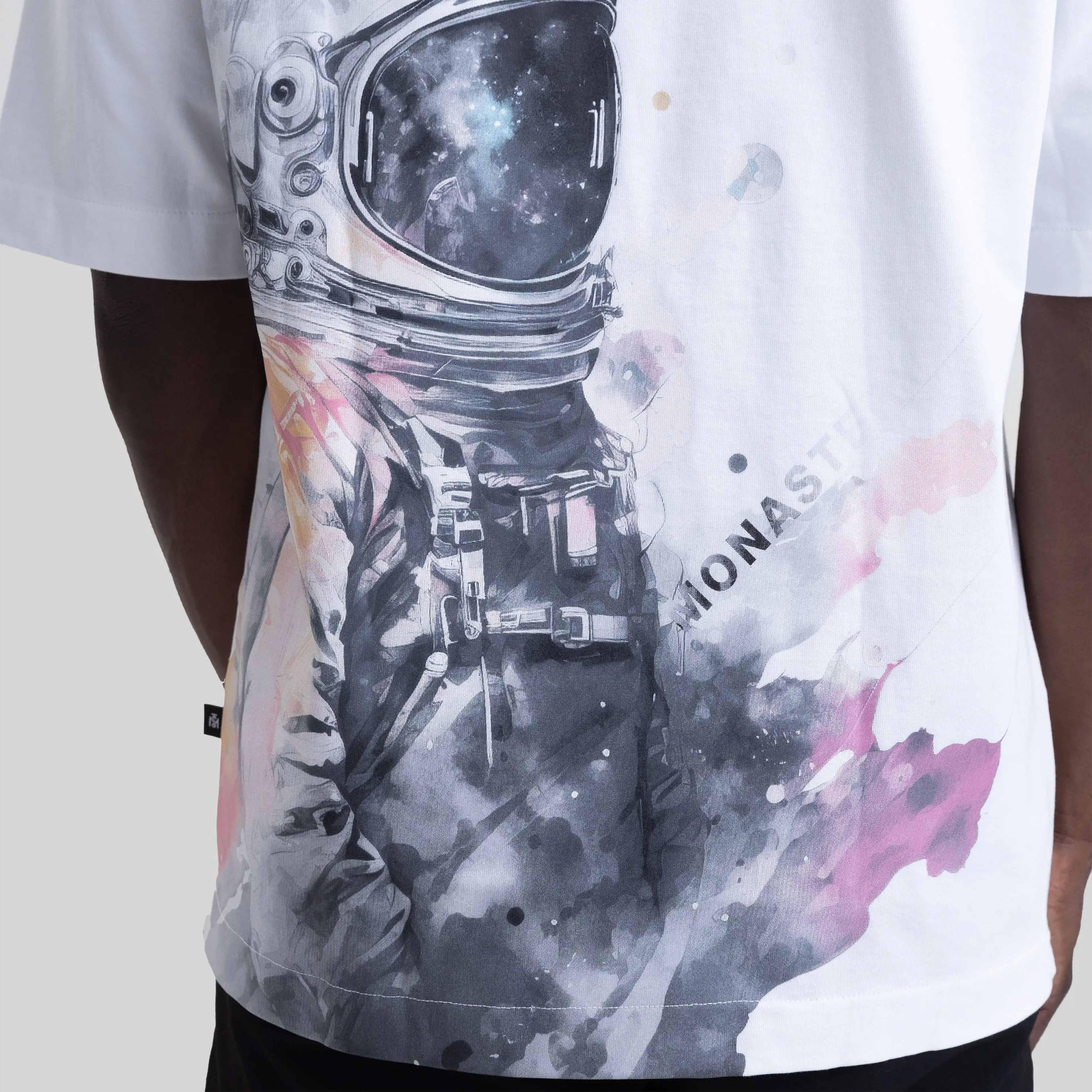 CRESCENT T-SHIRT OVERSIZE WHITE - Monastery