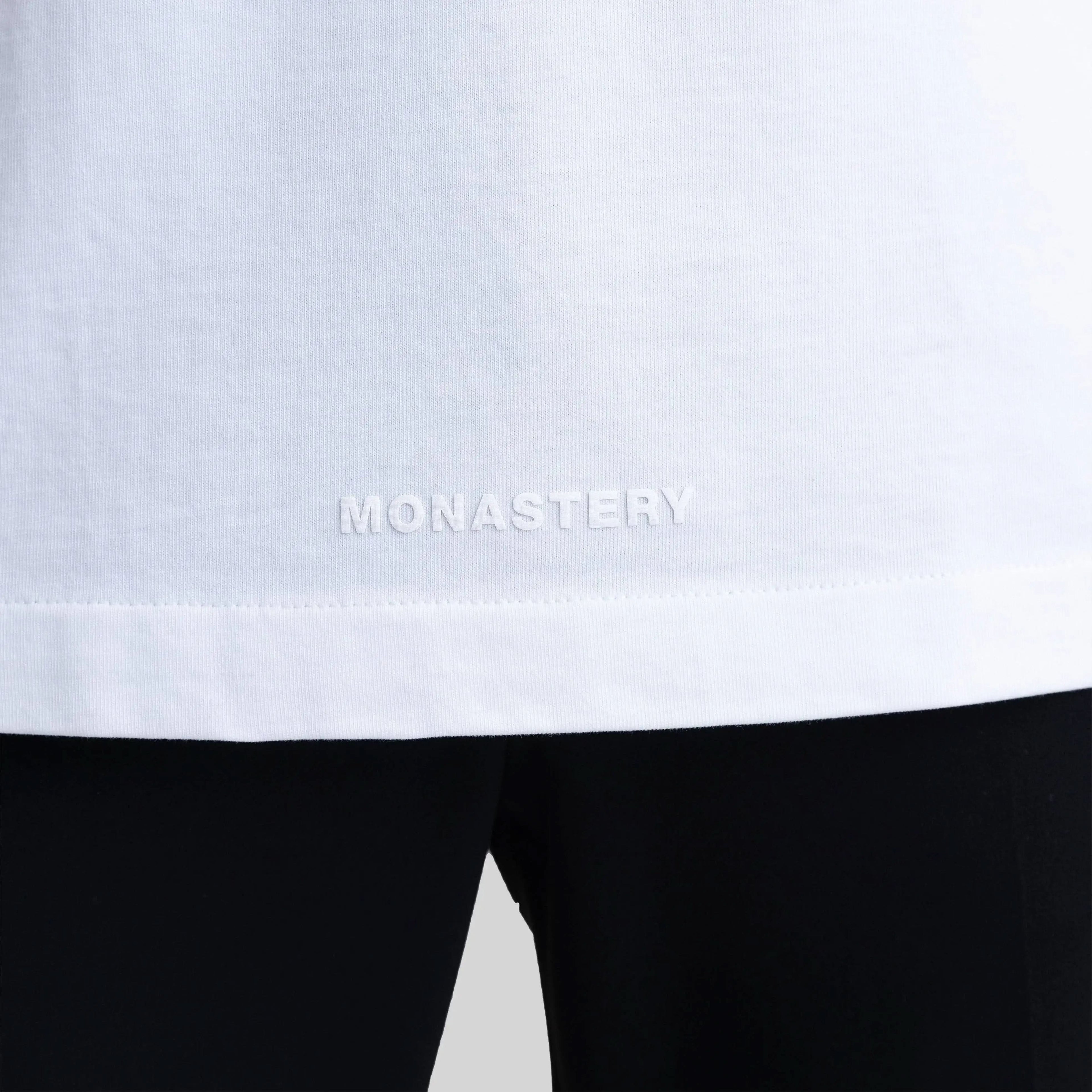 CRESCENT T-SHIRT OVERSIZE WHITE - Monastery