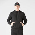 CROW HOODIE MEN BLACK