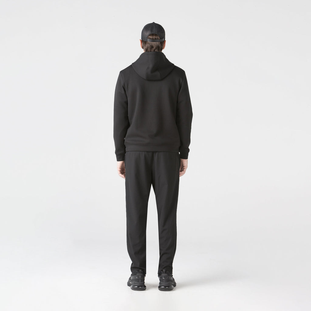 CROW HOODIE MEN BLACK