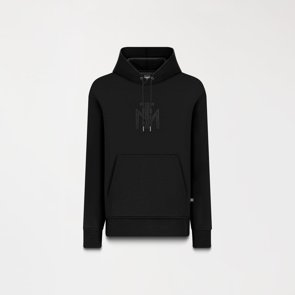 CROW HOODIE MEN BLACK