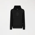 CROW HOODIE MEN BLACK