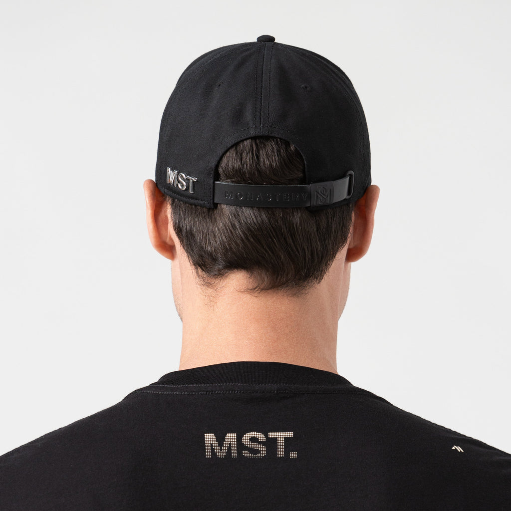 DINTON CAP  BLACK UNISEX U