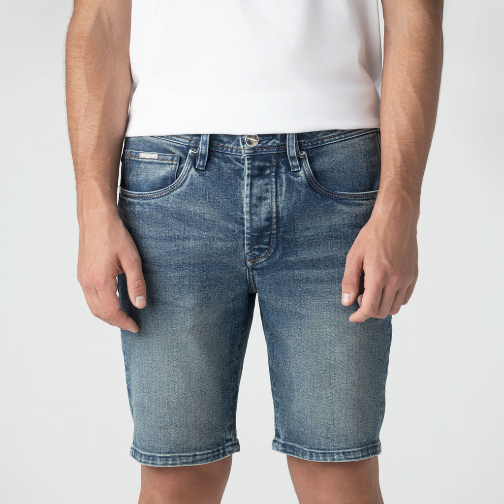 DOMINOR DENIM SHORT MEN BLUE DENIM