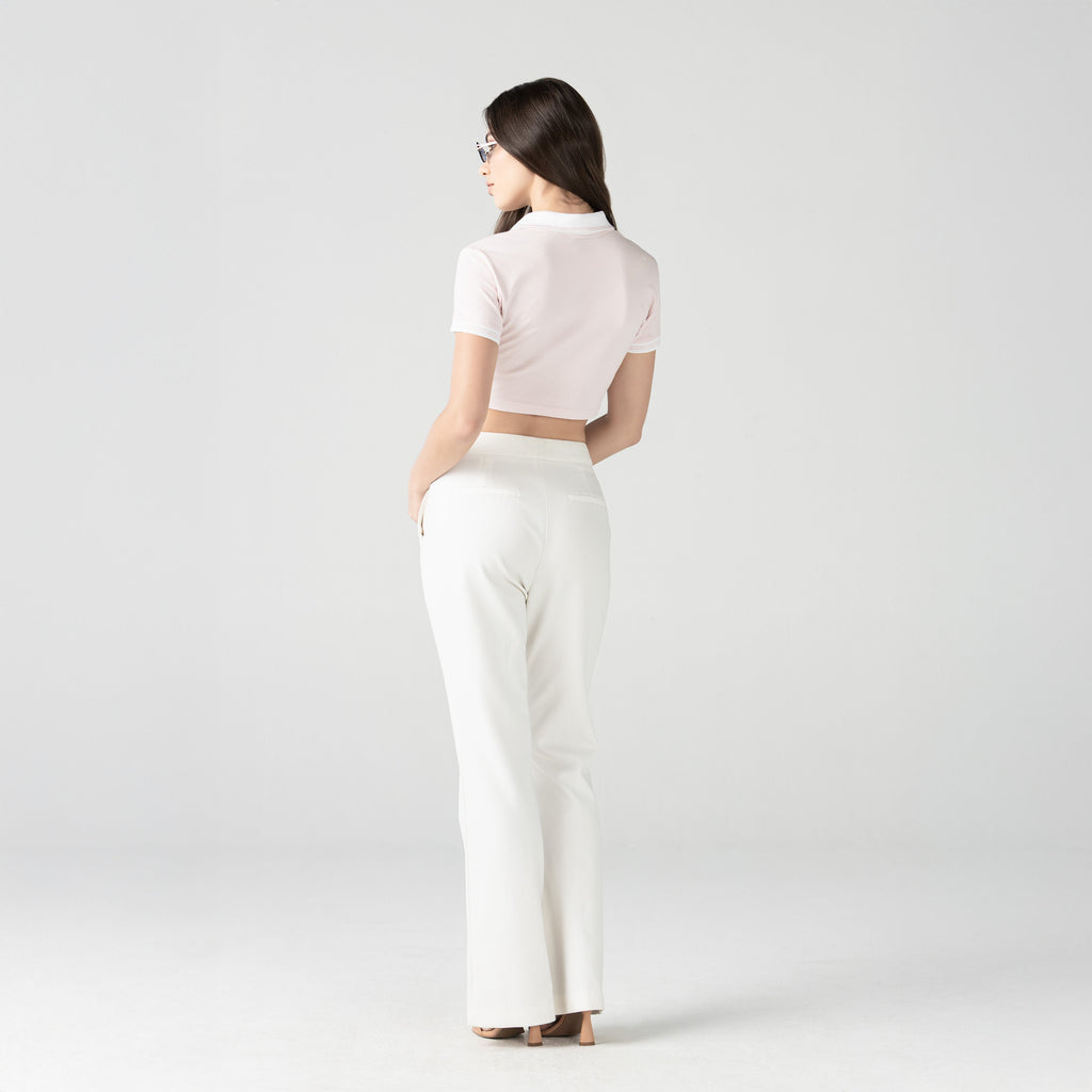 ELENTH CROP TOP WOMEN PALE LILAC