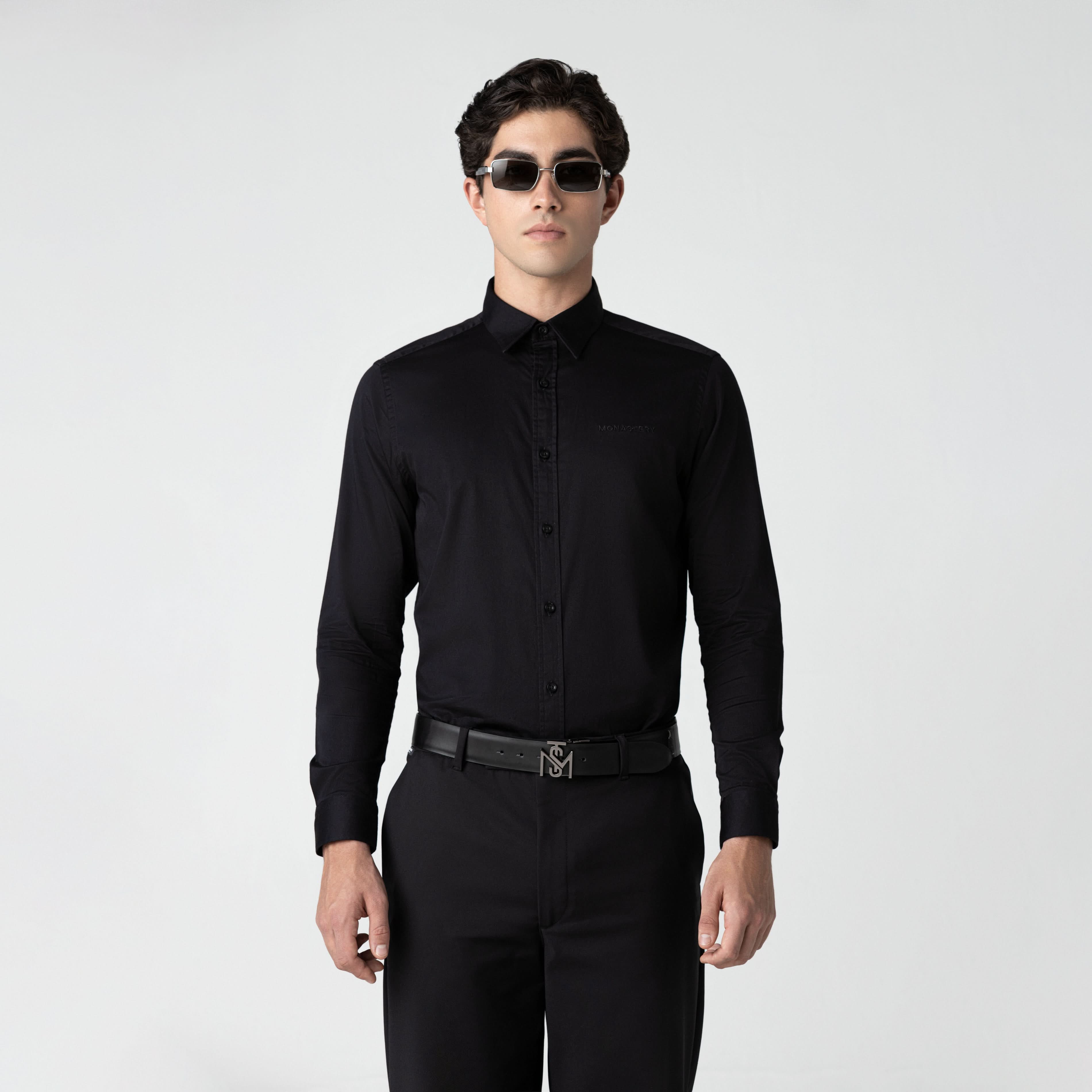 ELIAN SHIRT MEN BLACK