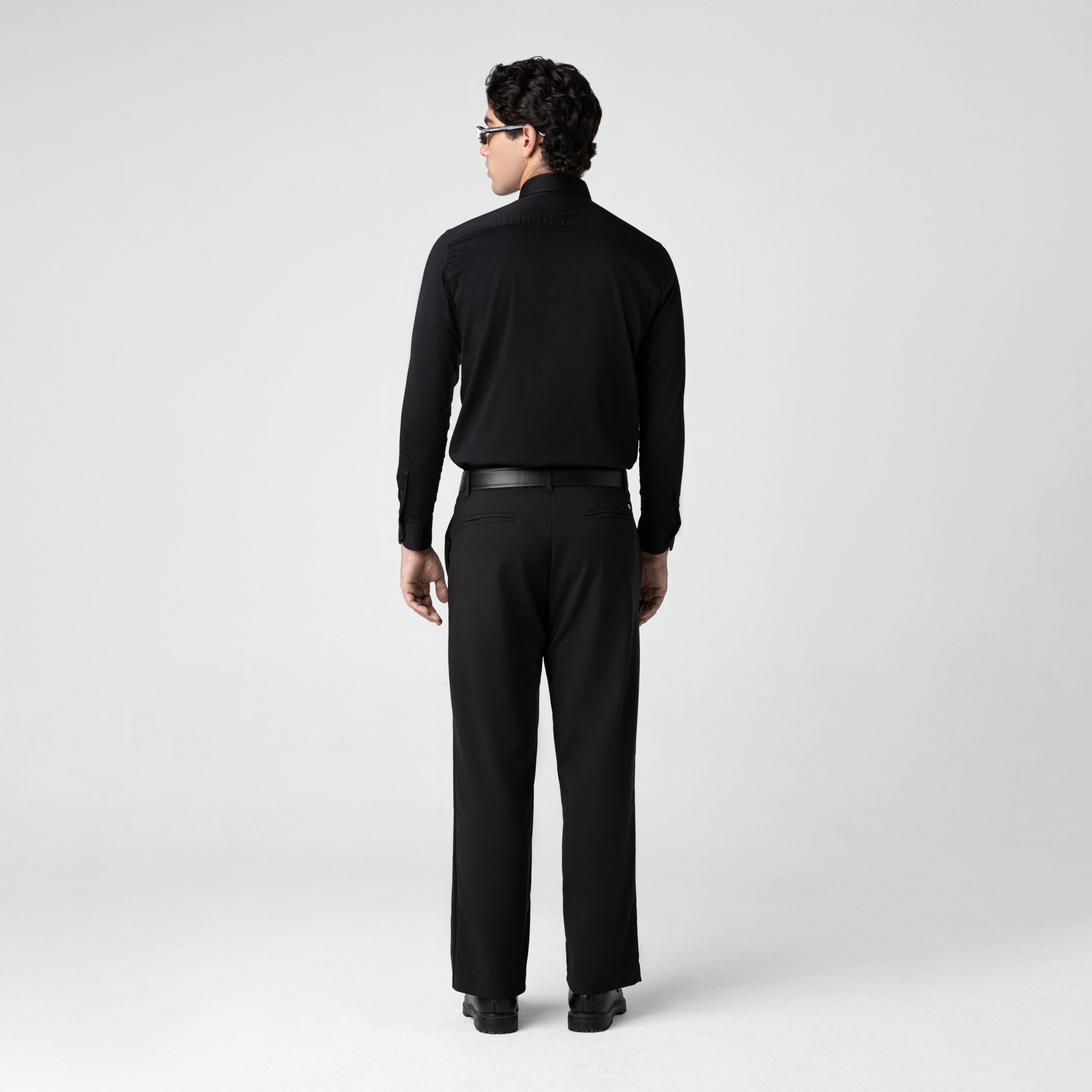 ELIAN SHIRT MEN BLACK